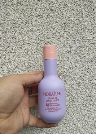 Несмываемый кондиционер nora lee 150 мл — кокосовое масло, гиалуроновая кислота, увлажнение, гладкость волос