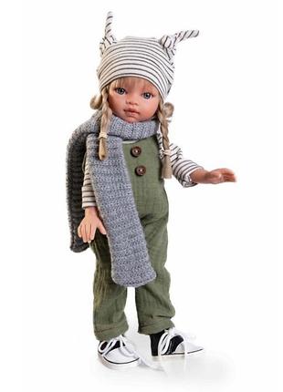 Испанская кукла antonio juan коллекционная виниловая девочка блондинка со светлыми волосами эмили 33 см