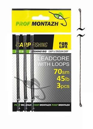 Лидкор профмонтаж с петлями, 70см 3шт.
