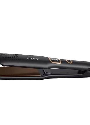 Утюжок для волос керамический 40 вт led sokany sk-15010