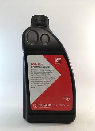Жидкость тормозная febi dot4 plus 1l, 23930