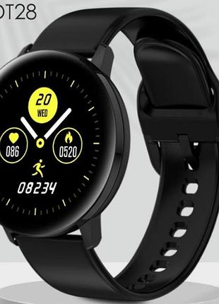 Фитнес-браслет умные часы smart dt28 (цвет чёрный)