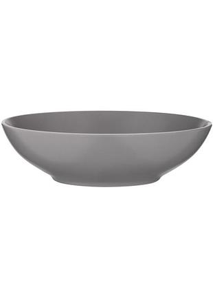 Тарелка суповая ardesto cremona ar2920grc dusty grey керамика 20 см
