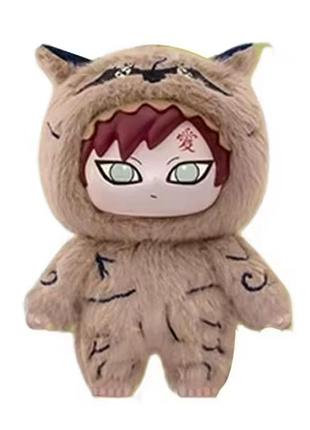 Мягкая игрушка брелок аниме гаара наруто naruto в стиле лабубу 14cм