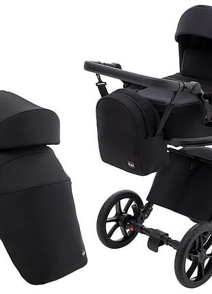 Коляска 2 в 1 bair kiwi plus soft bkp-452 черный
