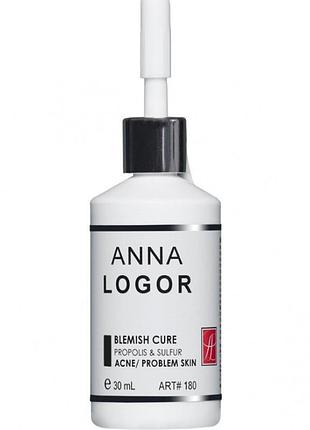 Лікувальний концентрат для проблемної шкіри anna logor blemish cure 30 мл