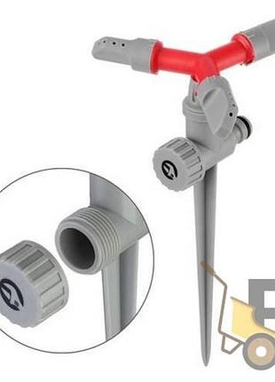 Дождеватель круговой с вращающейся головкой на костеле intertool ge-0054
