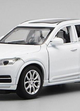 Модель внедорожника vlv xc90. металлическая машинка, машинка вольво белая 1:32 yousf