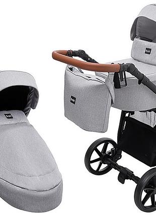 Коляска 2 в 1 bair palermo bp-03 серый