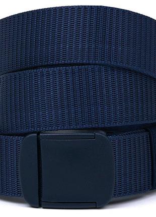 Практичный текстильный мужской ремень vintage 20590 синий