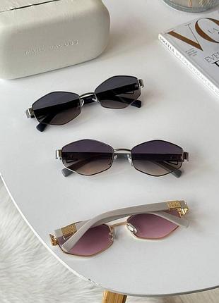 Солнцезащитные очки ромбы — стильные геометрические очки на среднее лицо, унисекс