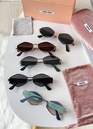 Окуляри ромби від miu miu ,окуляри сонцезахисні ,окуляри міу міу ,окуляри на середнє обличчя