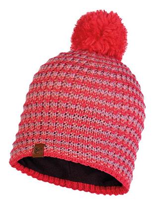 Шапка buff knitted & polar hat dana унисекс, красный