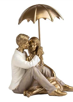 Статуэтка lefard пара под зонтом 17х14х13 см 12007-244