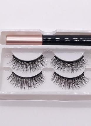 Набір вій на магнітній підводці 2 пари