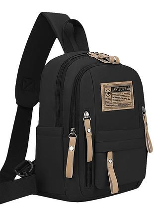 Сумка-рюкзак lantus bag чорна