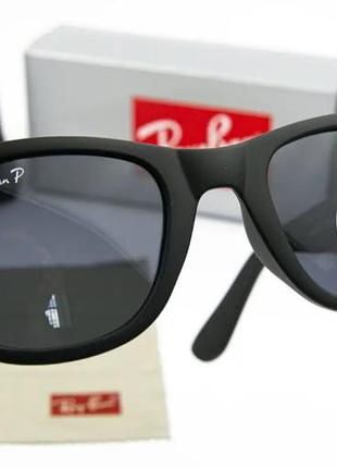Окуляри сонцезахисні ray ban wayfarer.поляризаційні .антивідбликові .сонцезахисні чорні окуляри.