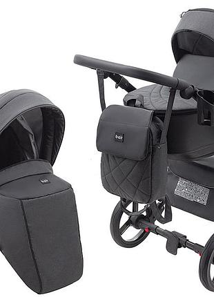 Коляска 2 в 1 bair city soft 222 графит