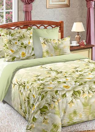 Постельное белье перкаль магнолия семейный