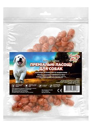 Кость узловая из утиного мяса, 6см, (≈24-26шт/уп), 500г, 20шт/ящ.