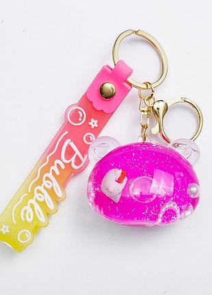 Дитячий брелок hello kitty bear 4×4.5 (см) для ключів, на сумку і рюкзак hp-55-33bear