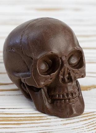Декоративный череп из мыла 115г (шоколадный)