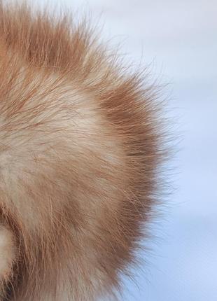 Хутряна шапка з куниці. куниця натуральна.
