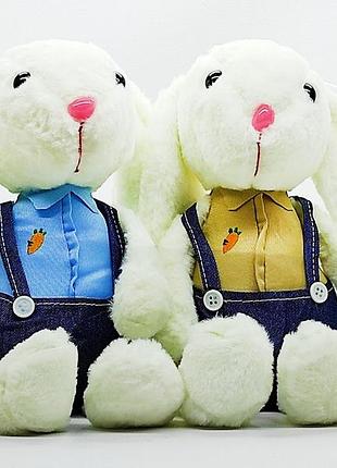Мягкая игрушка зайчик m14057 в рубашке