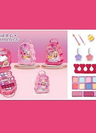 Косметика aa 2819 (140/2) румяна, тіні, аплікатори, у боксі