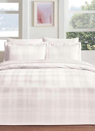 Двоспальний євро комплект tac carly cream жаккард