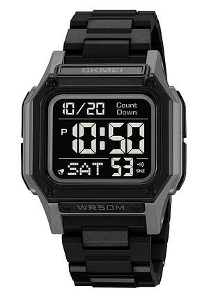 Skmei 2264bkgybk black-grey-black