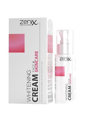 Відбілюючий крем для обличчя та тіла zenix, 75 мл