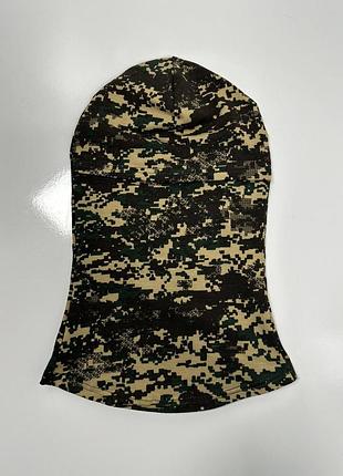 Балаклава трикотаж - кулір (хижак). також є піксель, олива, мультикам, хижак, олива, чорні.