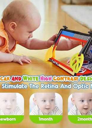 Детские сенсорные игрушки 0 6 месяцев, время животика детское зеркало сенсорные игрушки для аутистов 0–12 меся