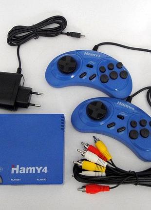 Игровая приставка hamy 4 + 350 игр синий