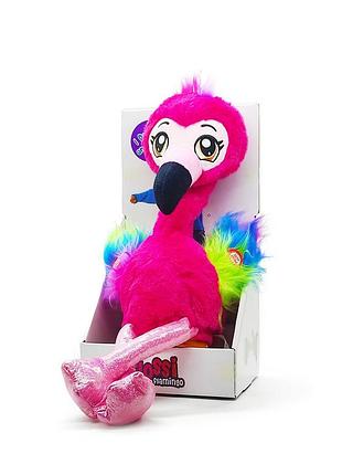 Мягкая игрушка фламинго flossi повторюха m2021 вид 1