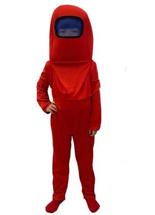 Дитячий карнавальний костюм серед нас "among us" (колір червоний) ост