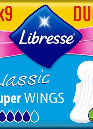 Гігієнічні прокладки libresse classic ultra clip super duo soft 7 мм 18 шт