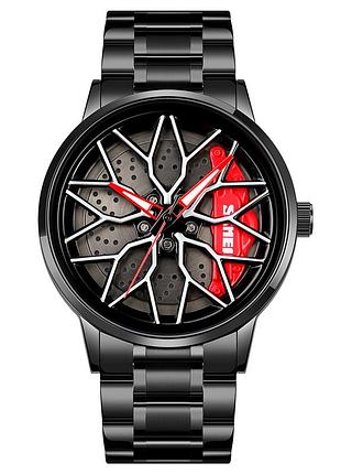 Skmei 1990d black red-silver