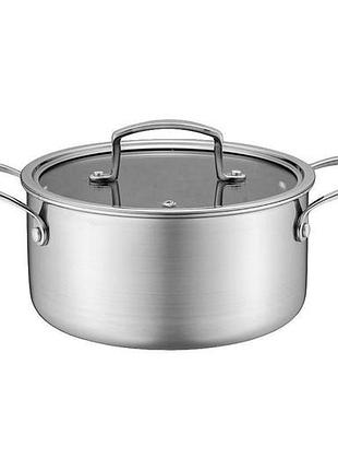 Кастрюля нержавеющая maestro 200 мм x 3.1 л pro (mr-3504-20)