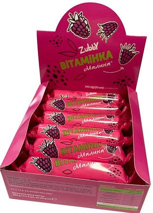 Витаминка zubby малина 30 г