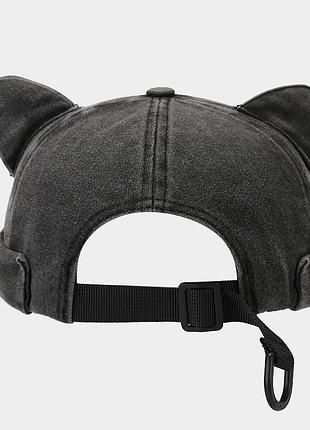 Короткая шапка кепка, докер с ушками 55-58р (2375-0)