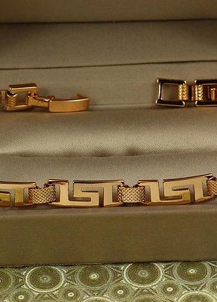 Браслет xuping jewelry лора 21 см 6 мм золотистий