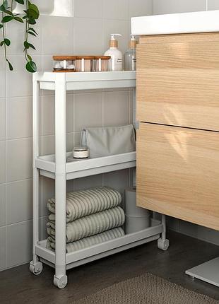 Візок білий 54x18x71cm ikea 004.712.22