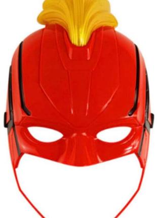 Маска со световым эффектом капитан марвел aurora