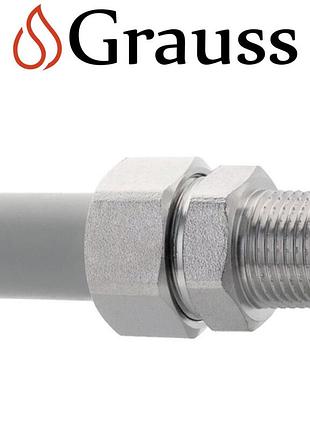 Grauss разборное соединение с наружной резьбой d25*3/4"н, германия