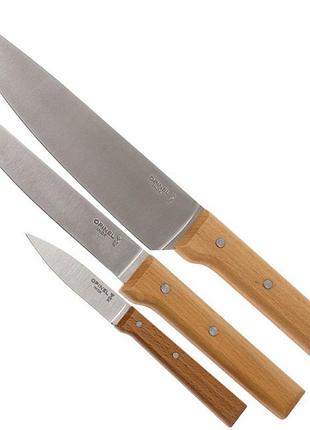 Кухонний набір ножів 3шт. opinel "trio" 001838