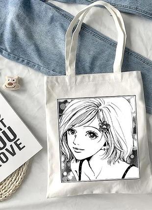 Еко-сумка шоппер "nana 16" білий