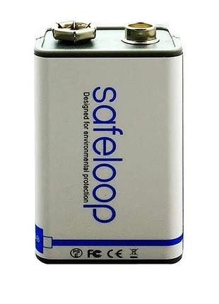 Аккумулятор крона 6f22 (cr-9v) 400 mah (встроенная зарядка microusb)