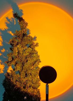 Проєкційна лампа з ефектом заходу сонця (sunset lamp. 4 кольори. usb) ост